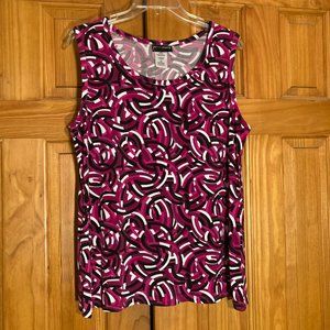 NWOT Just My Size Easy Dressing Sleeveless Top Blouse Size 1X